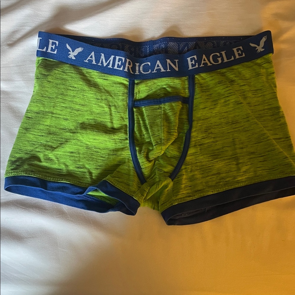 New style pouch boxer brief green and blue trunk fit